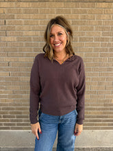 Mocha Textured Top