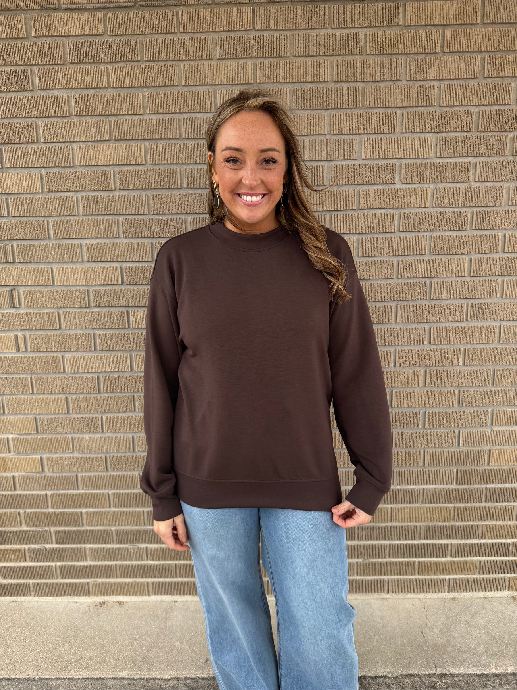 Modal Pullover - Espresso