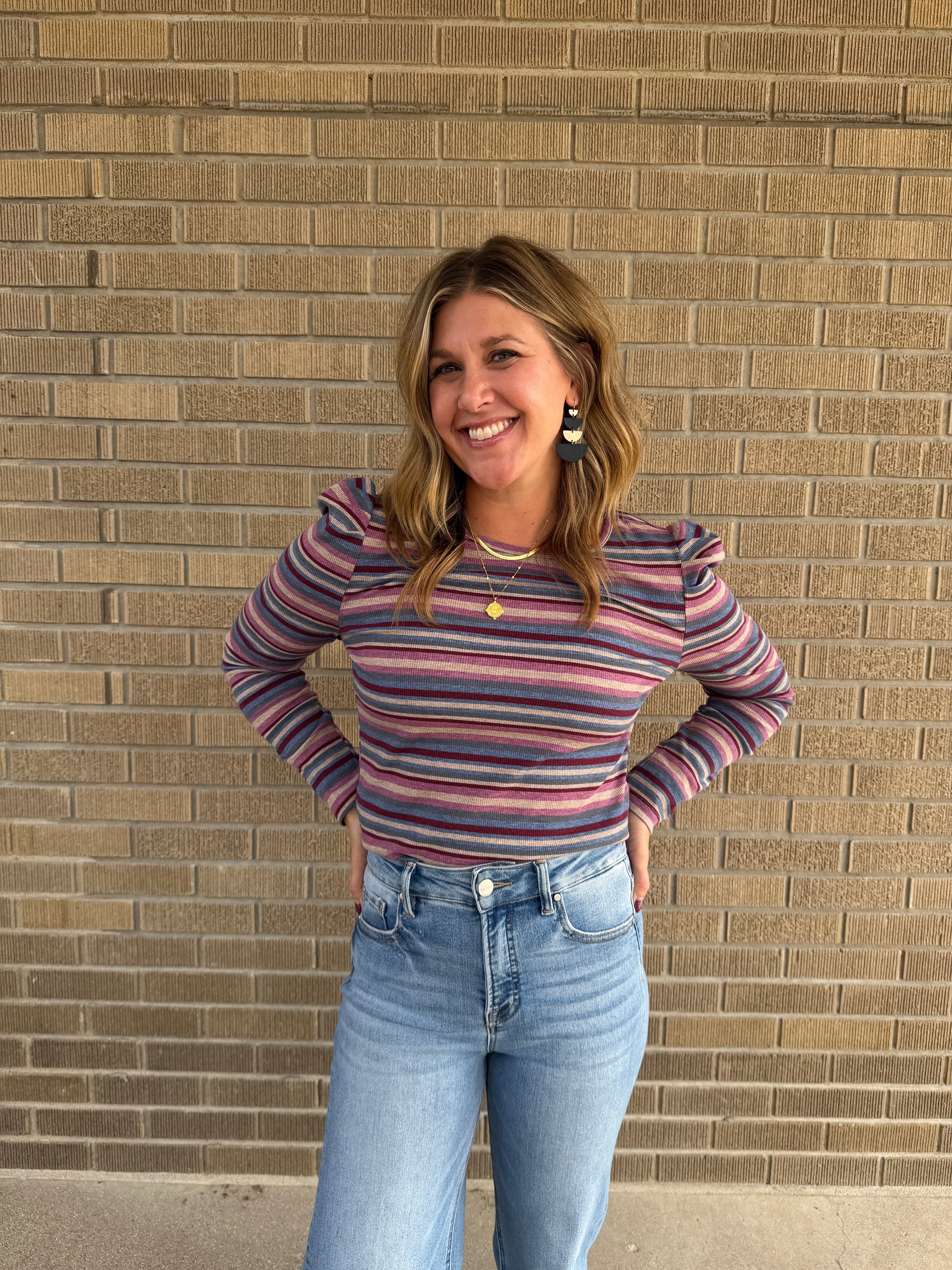 Multicolor Stripe Top