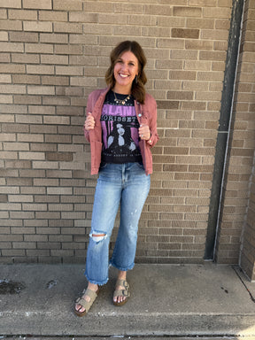 Jackie Jacket - Washed Rose