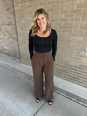 Dress to Impress Pants - Brown