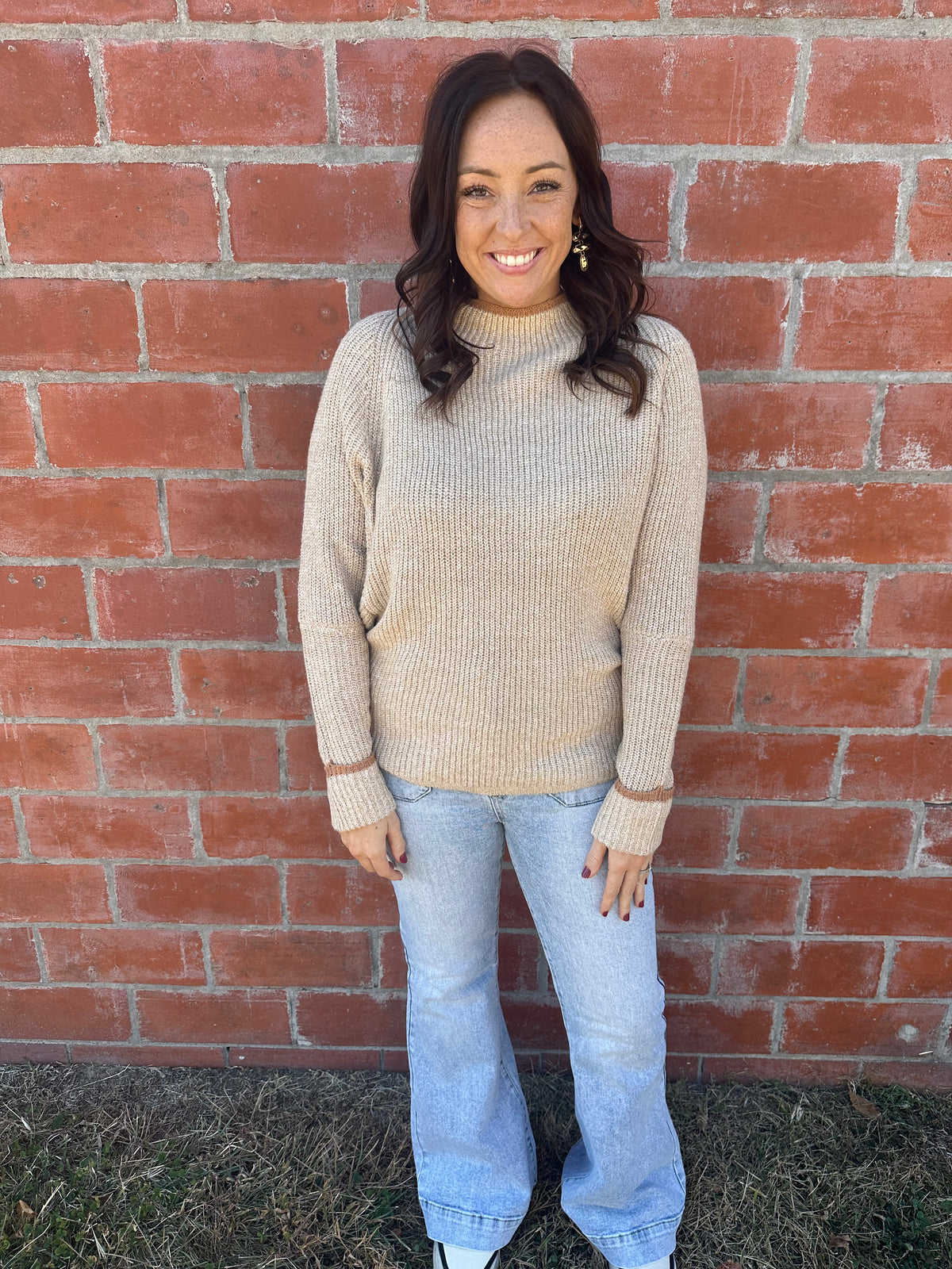 Neutral Girly Sweater