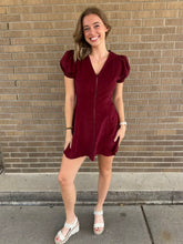 Merlot Corduroy Dress