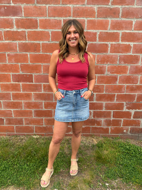 Risen Denim Skort