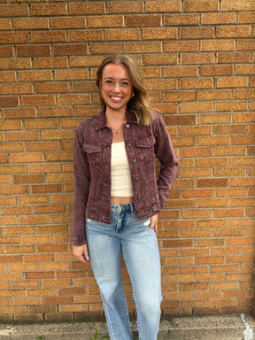 Jackie Jacket - Deep Mahogany
