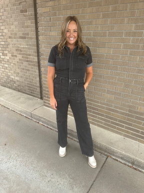 Back in Black Jumpsuit by Judy Blue