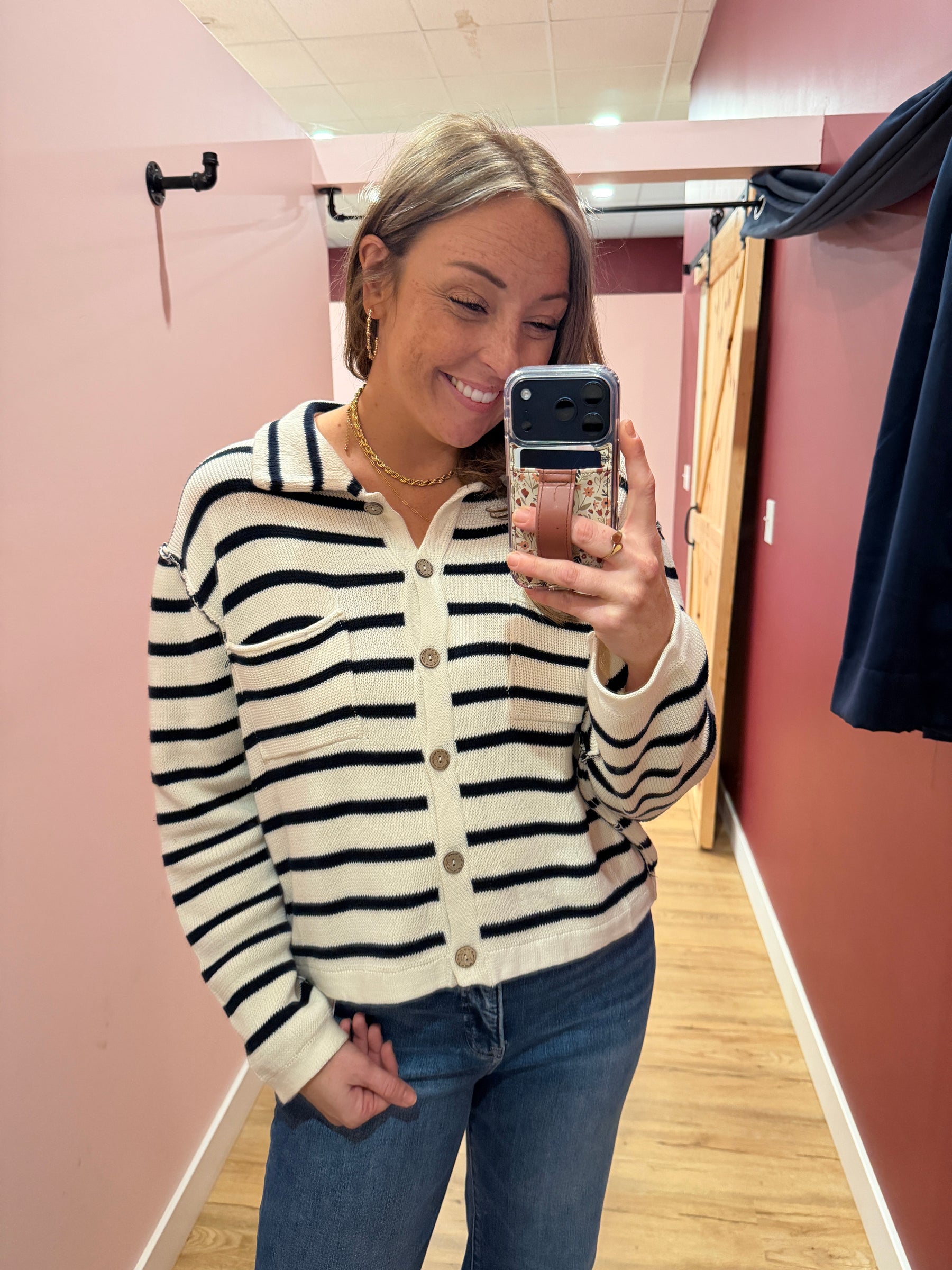 Neutral Girly Cardigan Sweater