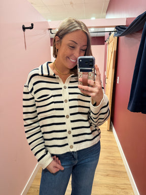 Neutral Girly Cardigan Sweater