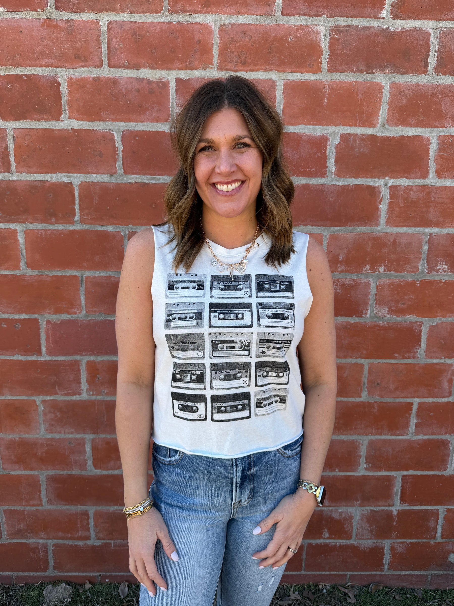 Cassette Tape Muscle Tank