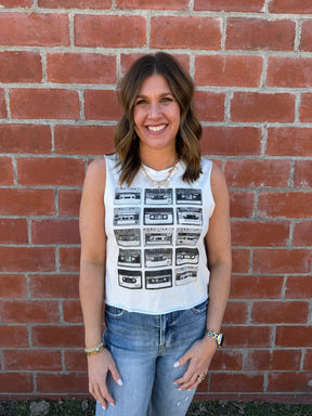 Cassette Tape Muscle Tank