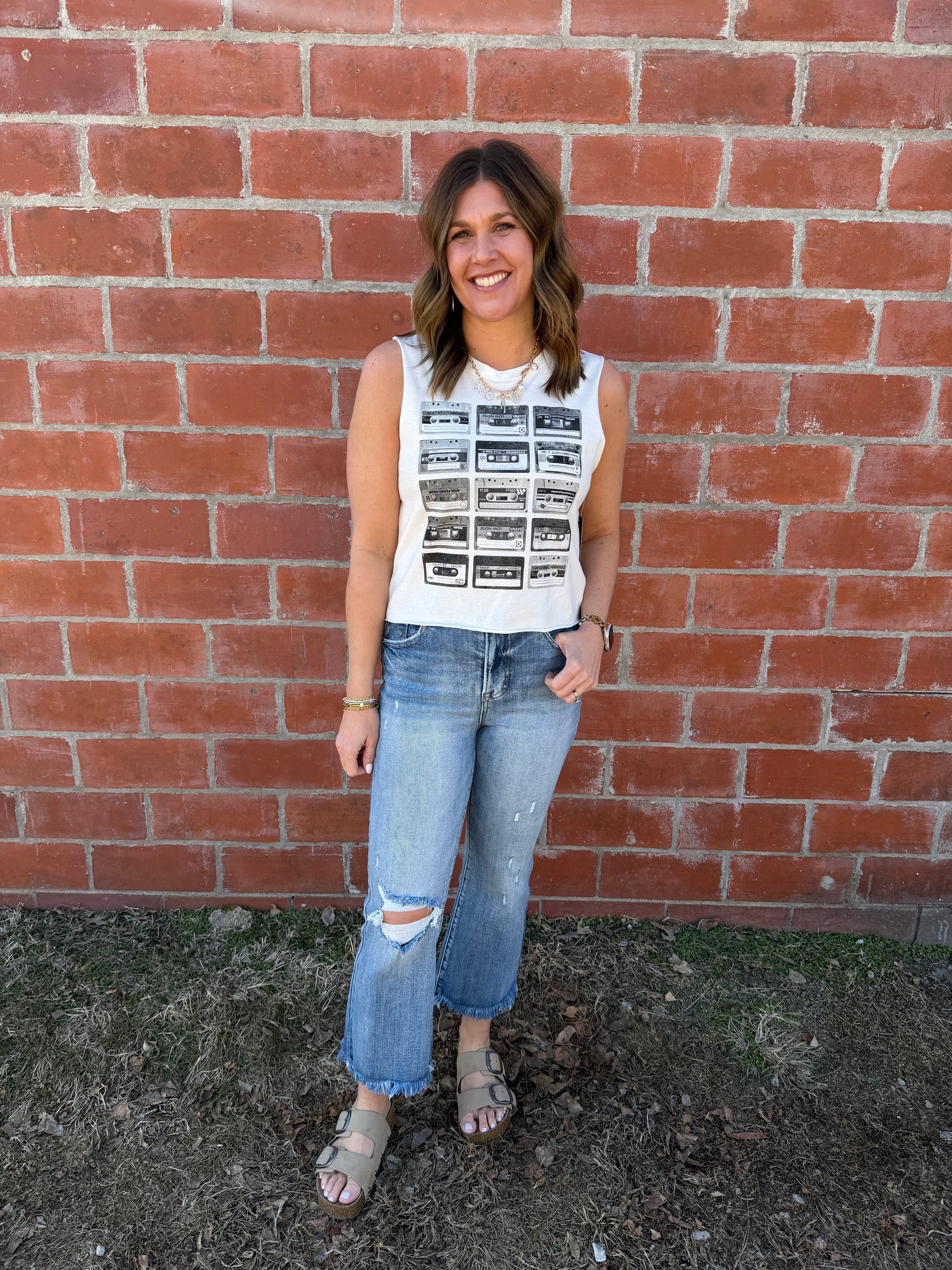 Cassette Tape Muscle Tank