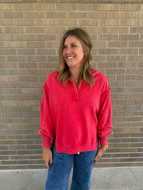 FP Inspired Pullover - Red