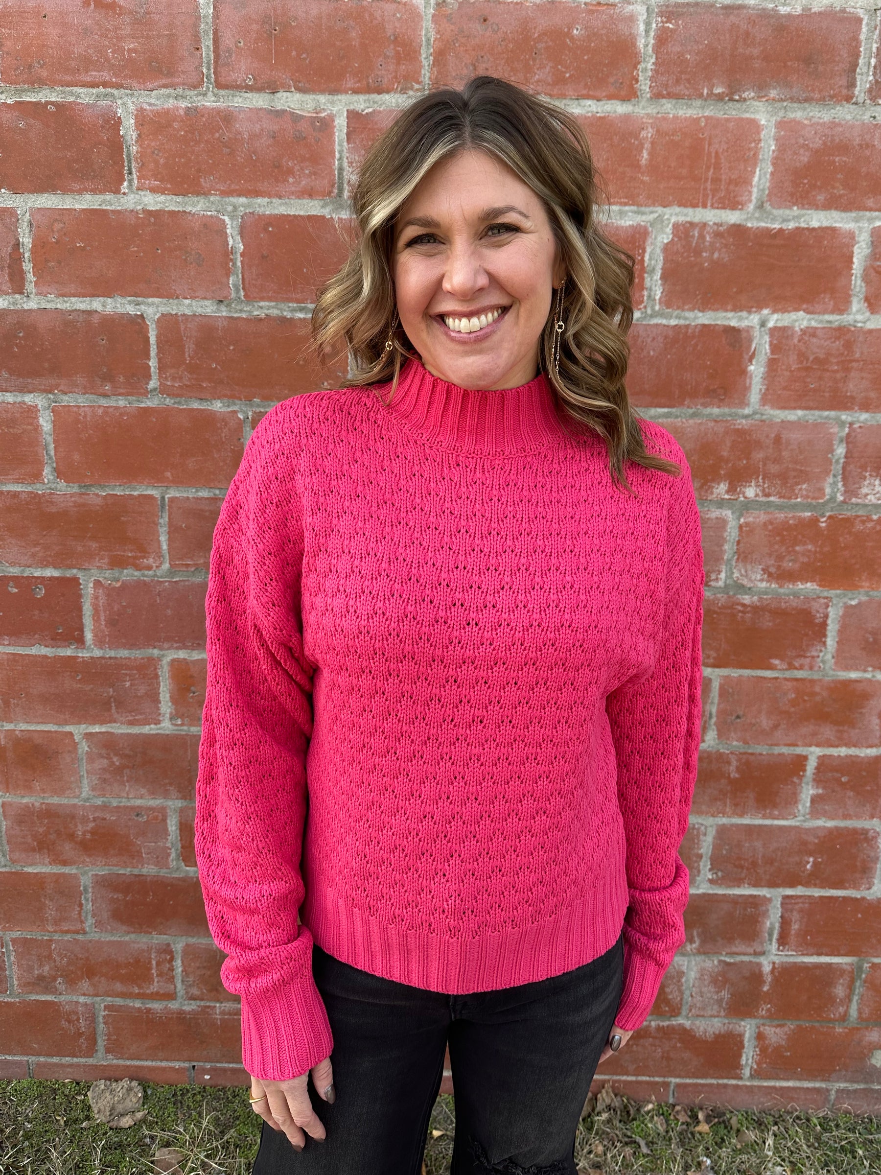 Pretty in Pink Sweater