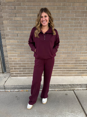 Made of Modal Pants - Dark Cherry