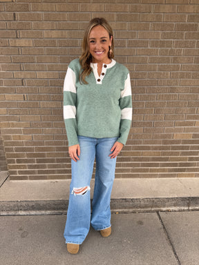 Sage Henley Sweater