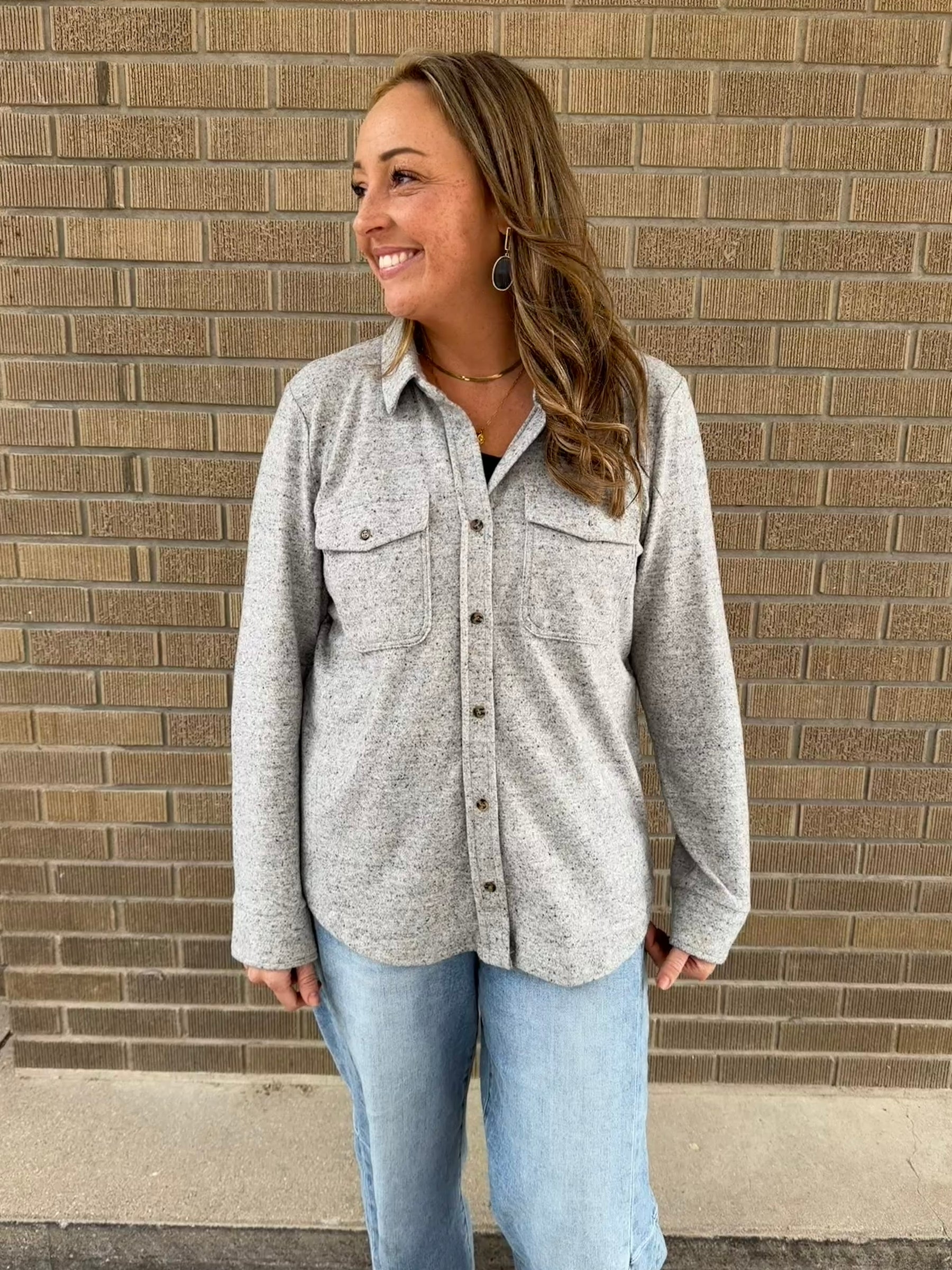 Cassian Top - Heathered