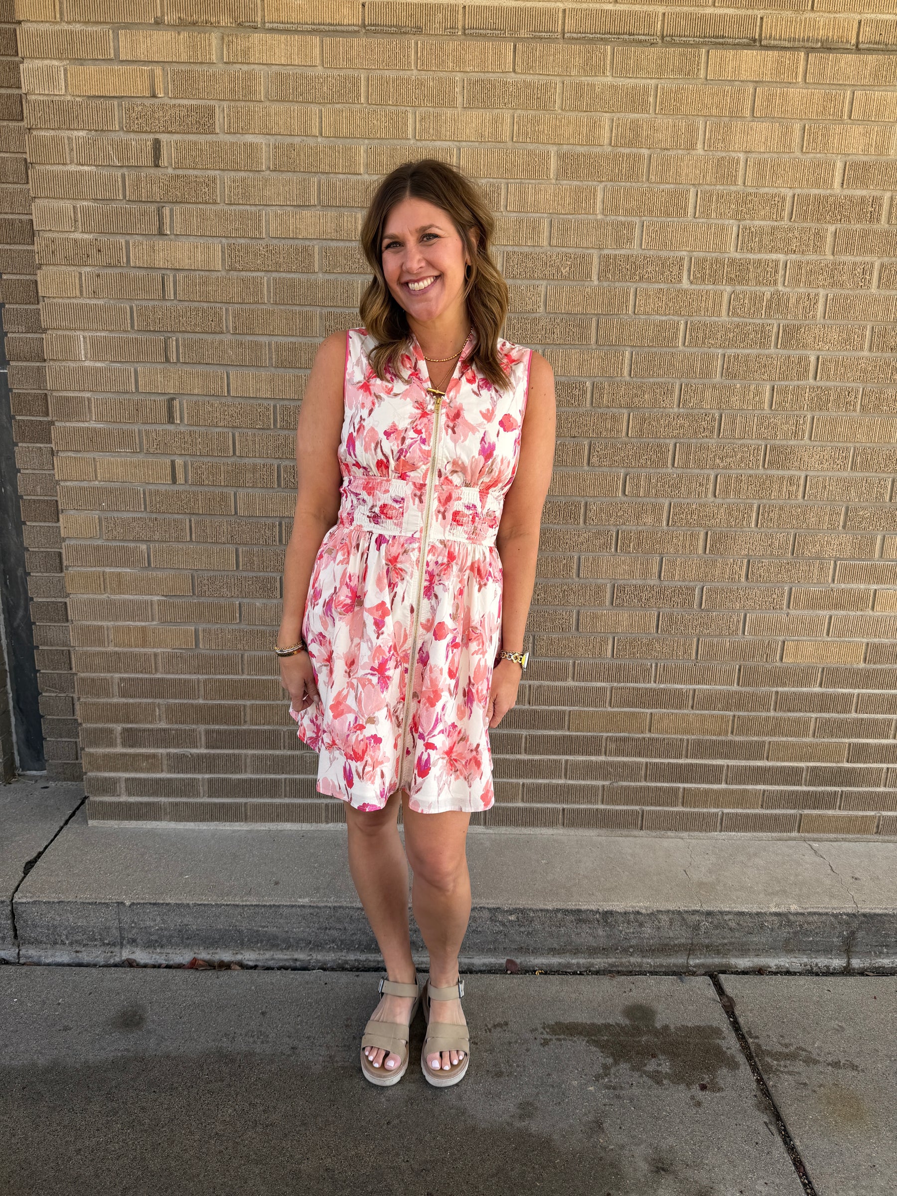 Pretty In Pink Floral Dress