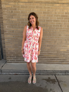 Pretty In Pink Floral Dress