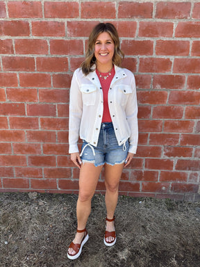 White Gauze Jacket