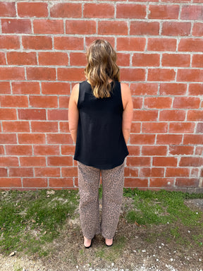 Leopard Barrel Jeans