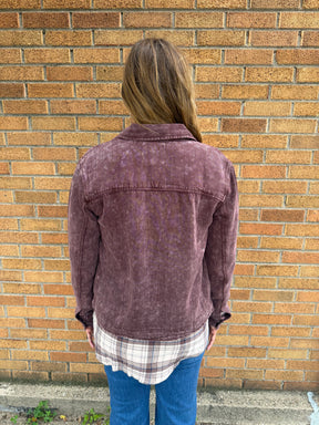 Jackie Jacket - Deep Mahogany