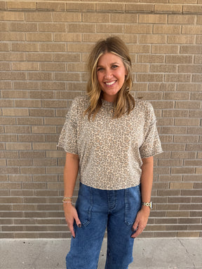 Leopard Sweater Tee