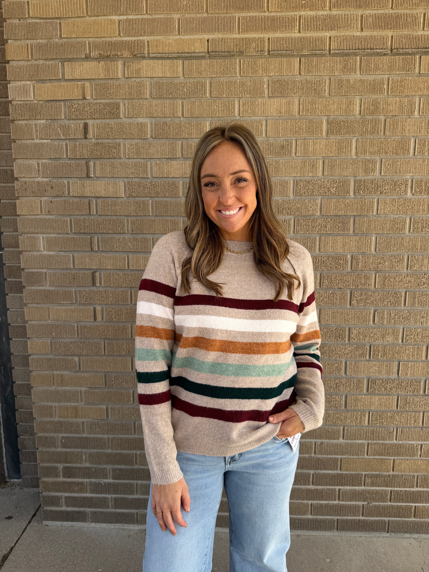 Multicolor Stripe Sweater