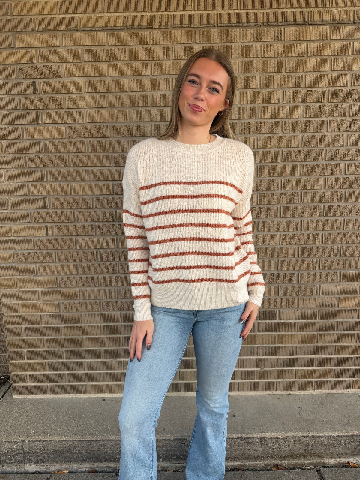 Buttercup Stripe Sweater