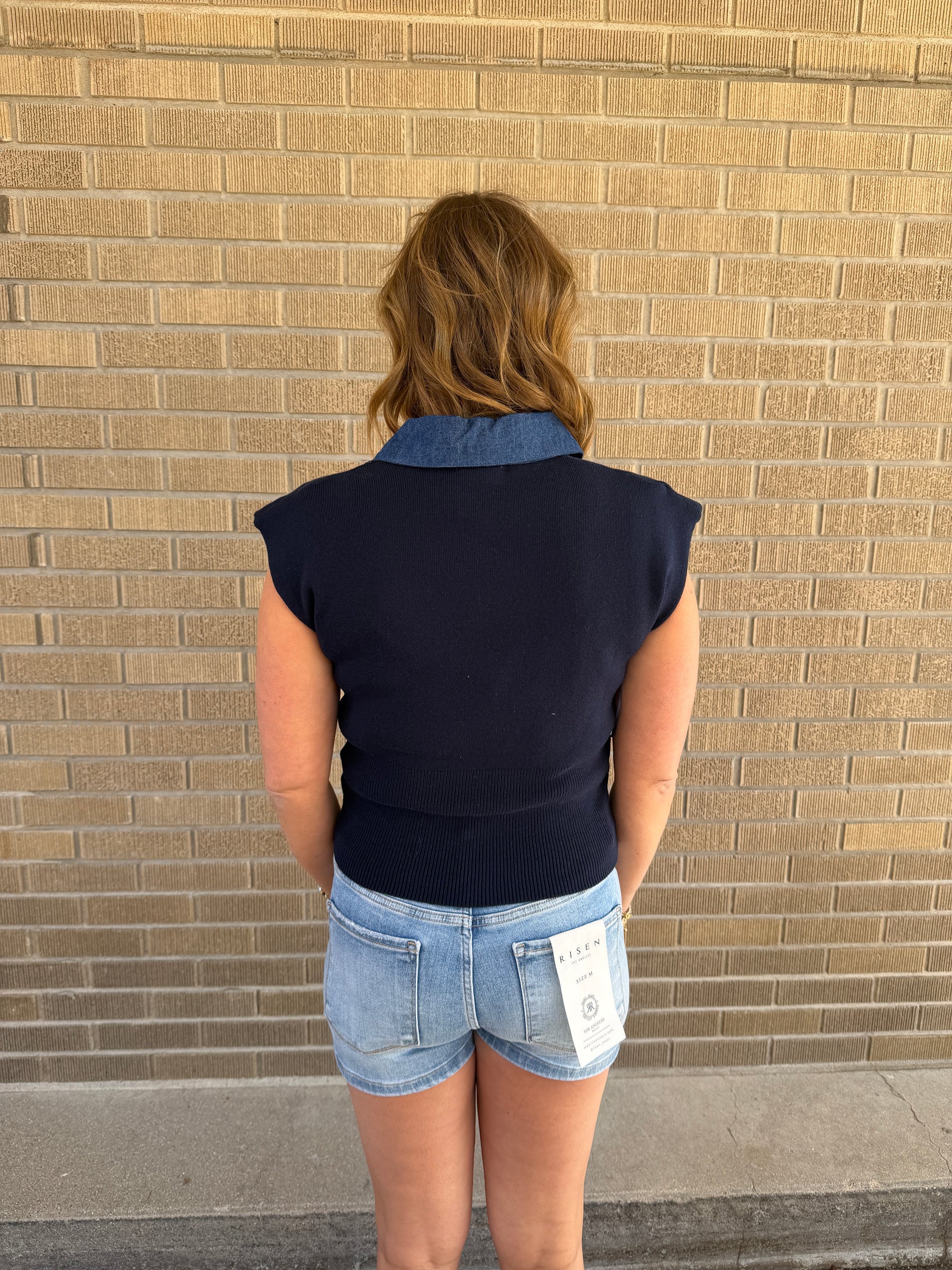 Got The Blues Denim Top