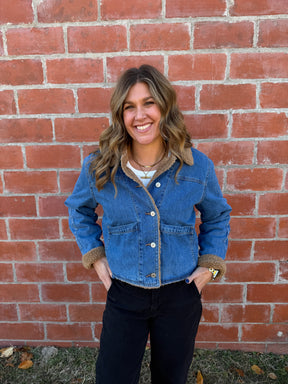 Dreams are Made of Denim Coat