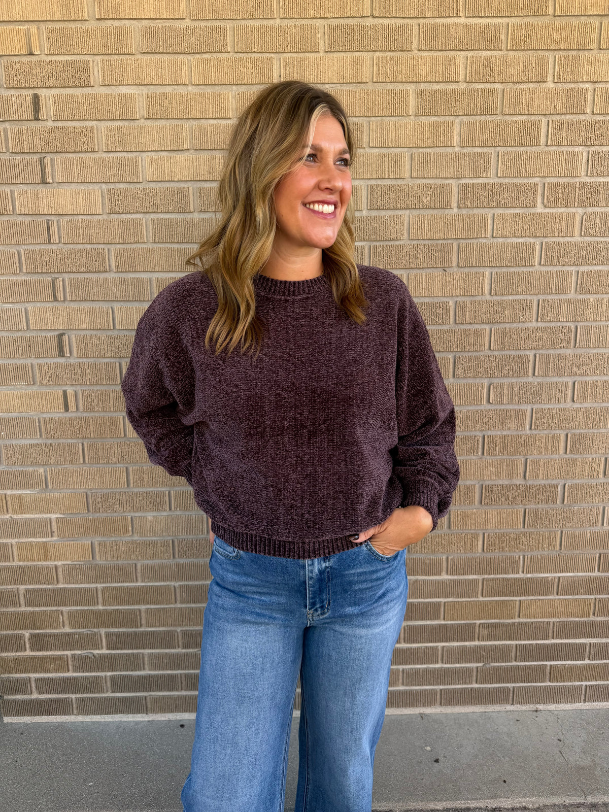 Cocoa Chenille Sweater