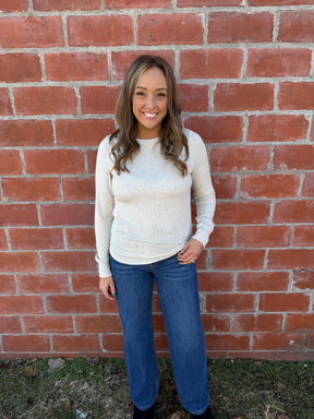 Stacy Top - Sand Heather