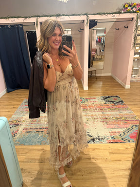 Romantic Fall Floral Dress