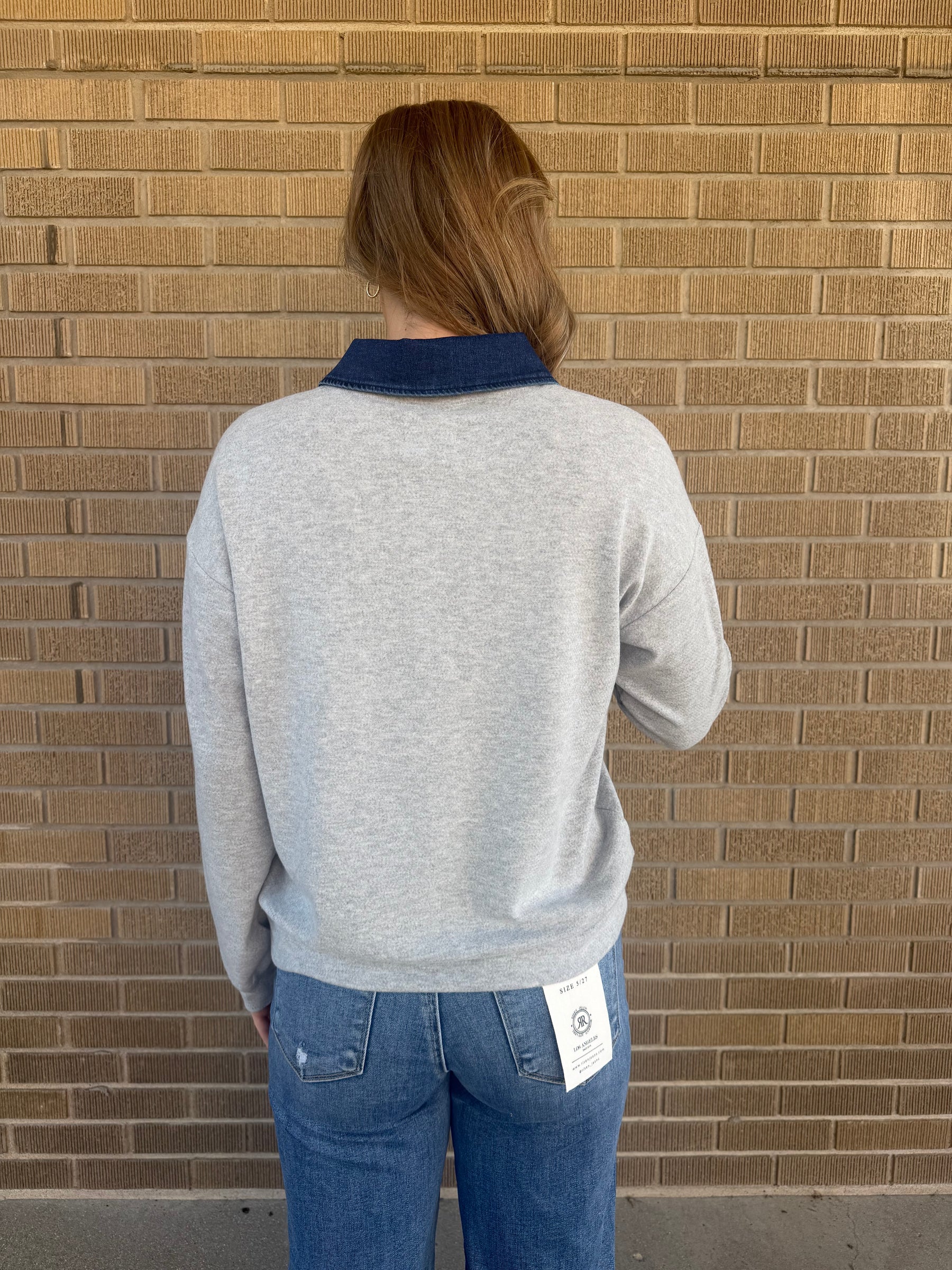 Crest Pulloever - Heathered Grey