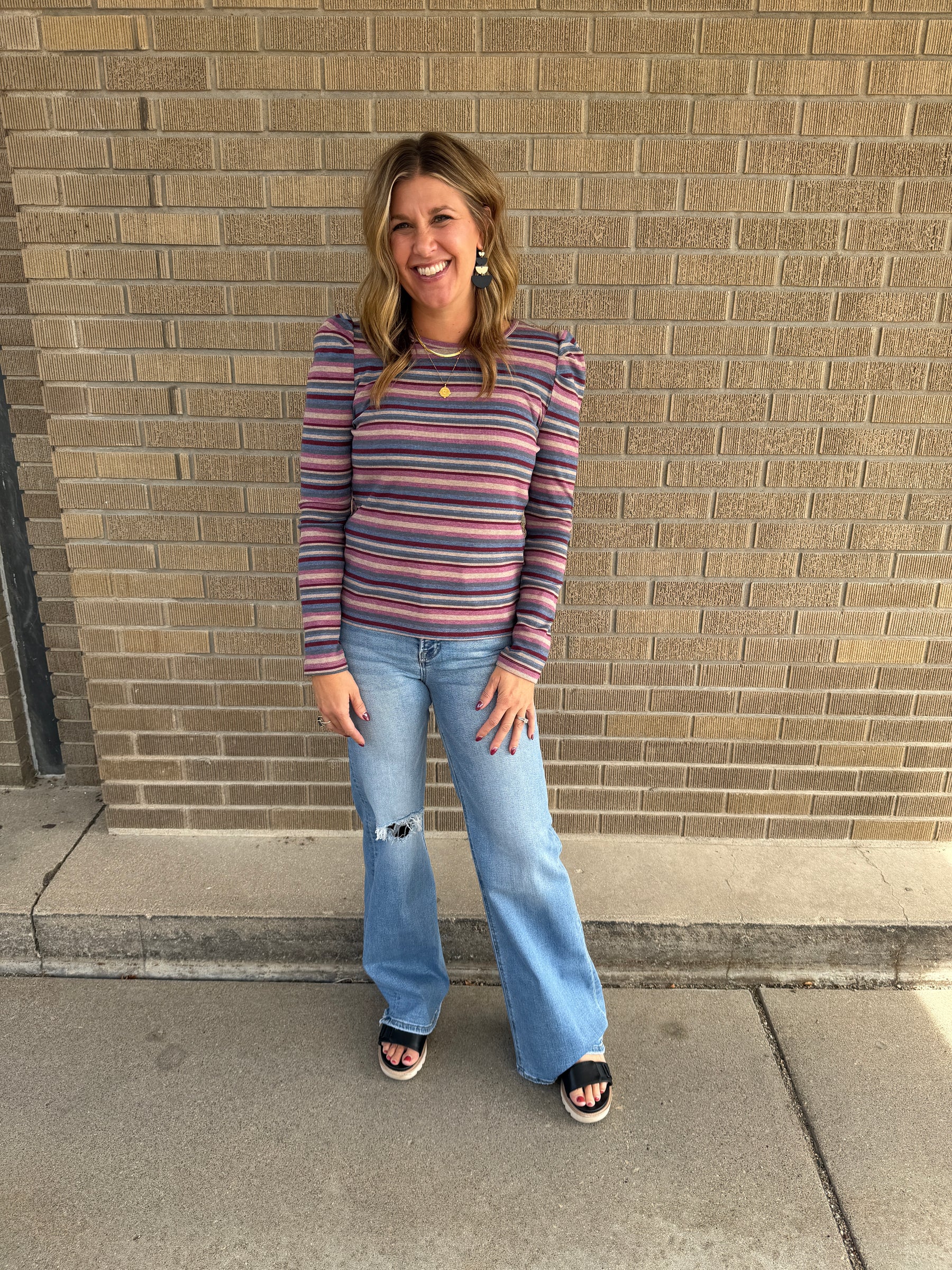 Multicolor Stripe Top