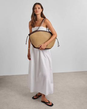 Raffia Large Tote