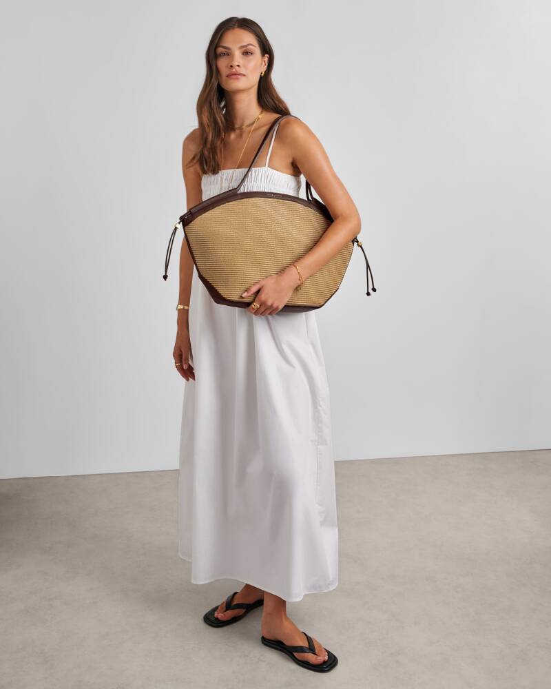 Raffia Large Tote