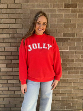 Cloudy Knit Jolly Graphic Top