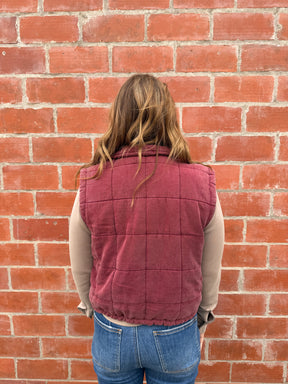 Brina Vest - Crushed Berry