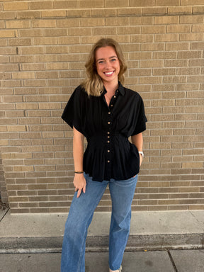 Pleated Princess Blouse