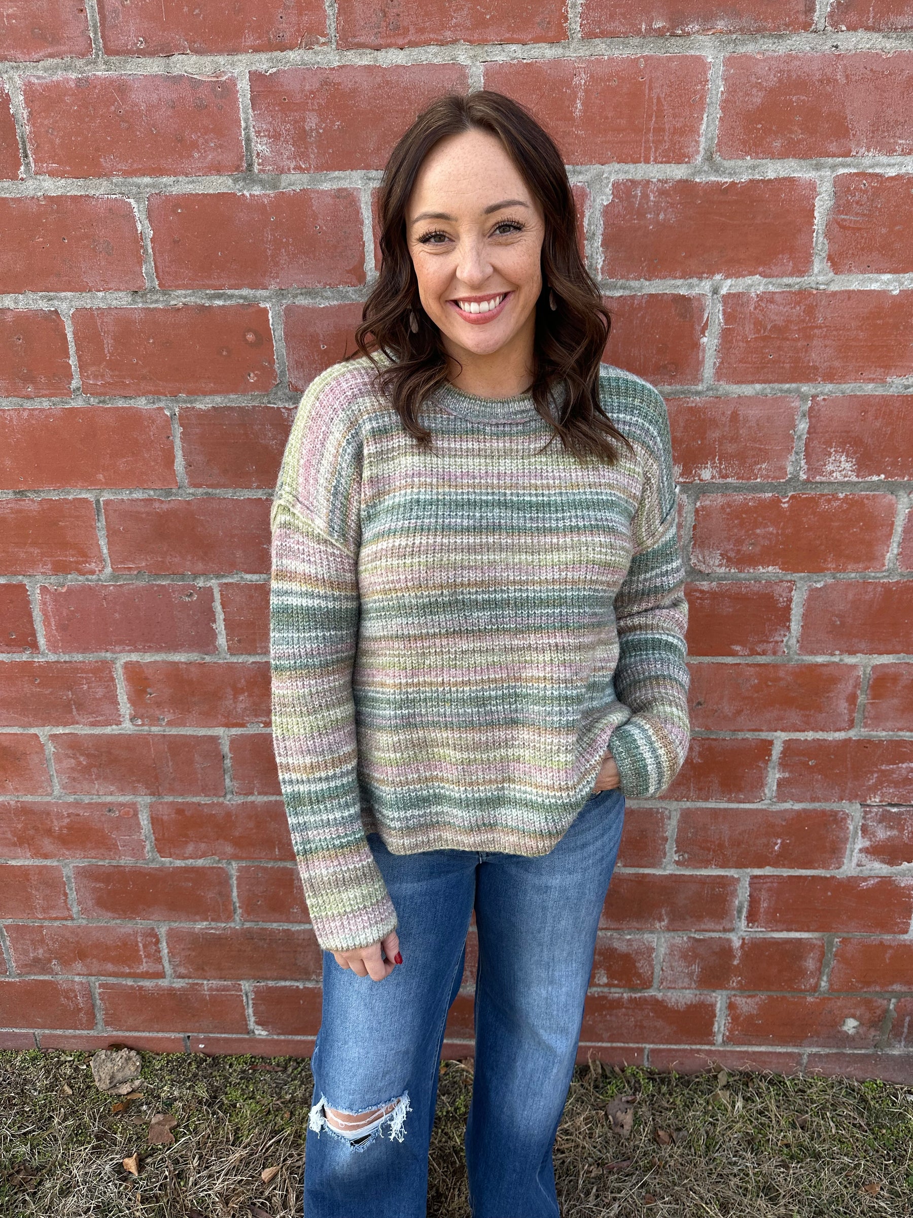 Multicolor Knit Sweater