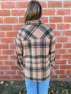 Sante Fe Jacket - Pecan Black Plaid