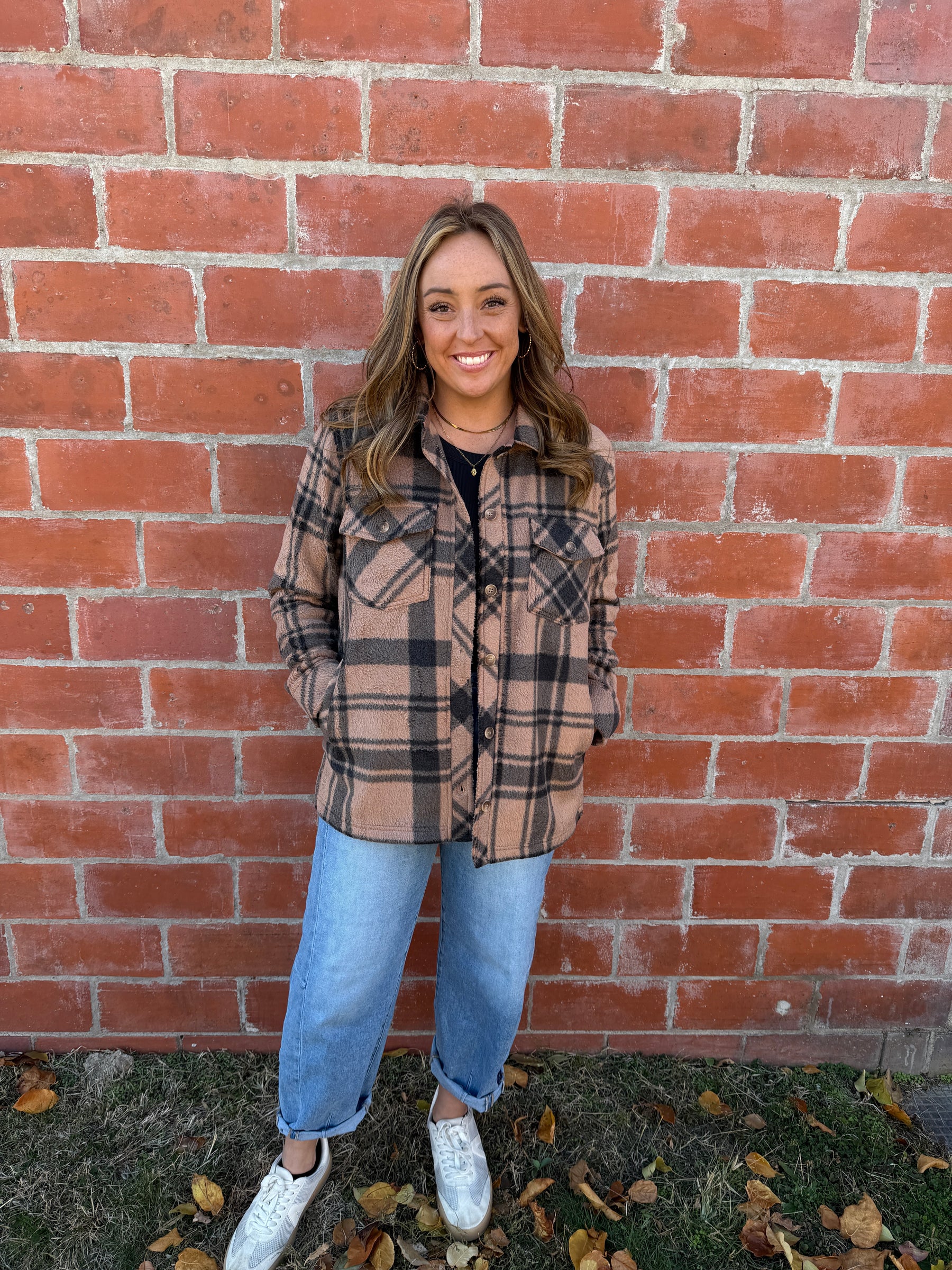 Sante Fe Jacket - Pecan Black Plaid
