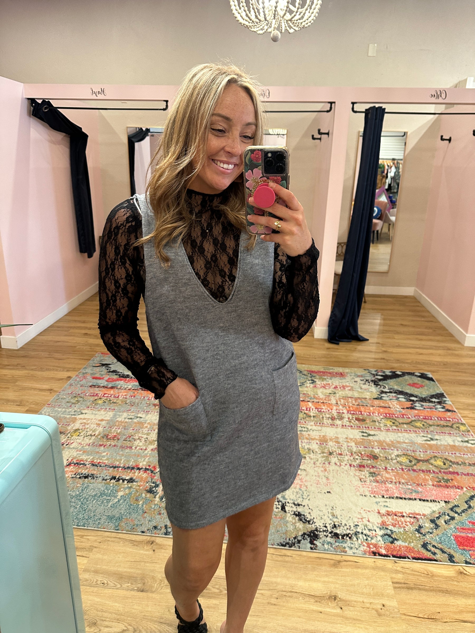 Charcoal Knit Jumper