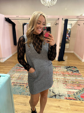 Charcoal Knit Jumper