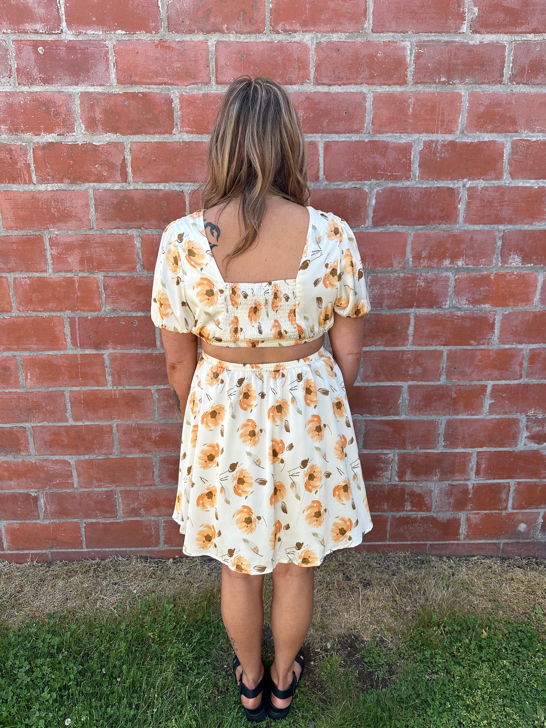Sweet but Sassy Floral Dress