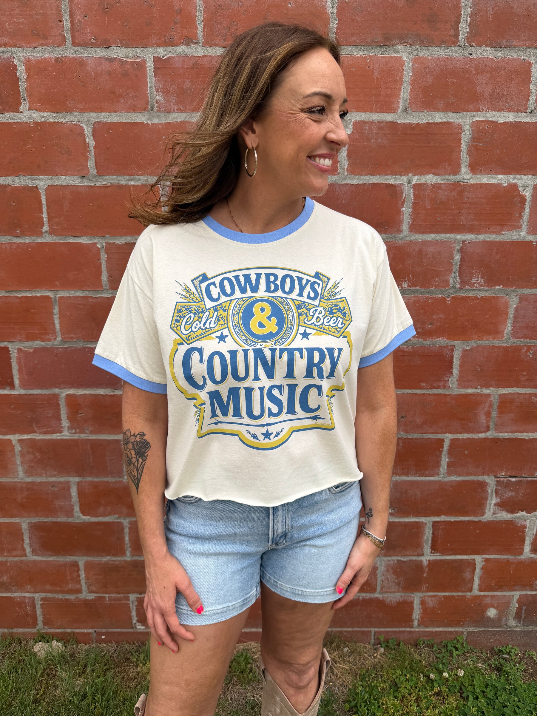 Cold Beers & Country Music Graphic Tee