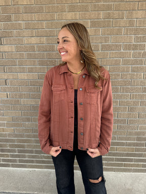 Jackie Jacket - Rustic Brown