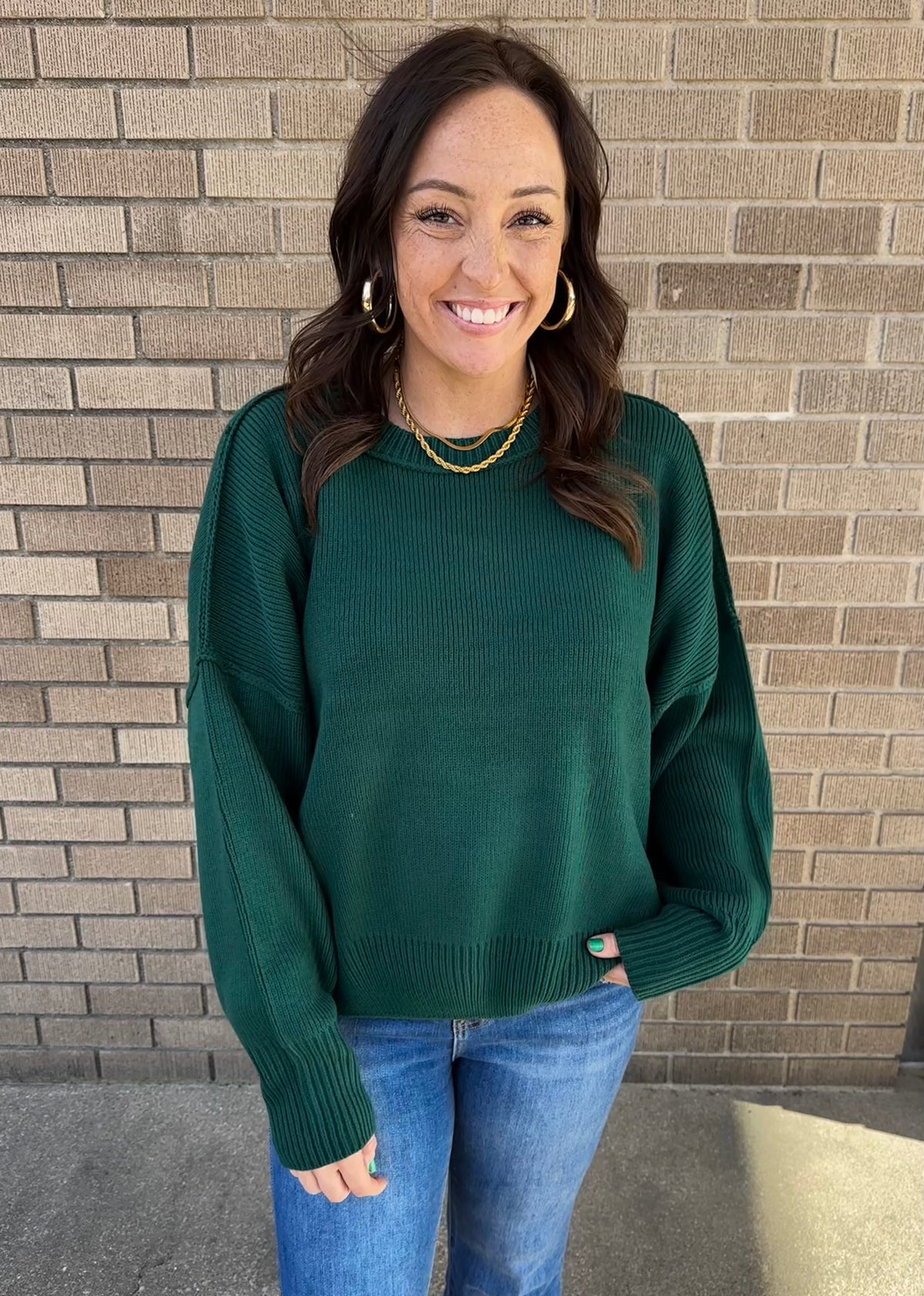 Knit Green Sweater