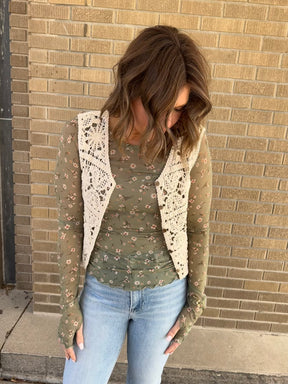 Country Girl Crochet Vest